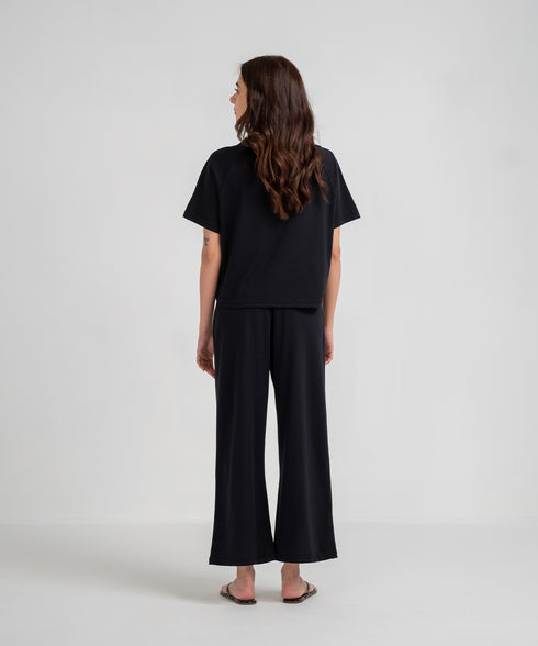 Women's Cropped Pajama Set